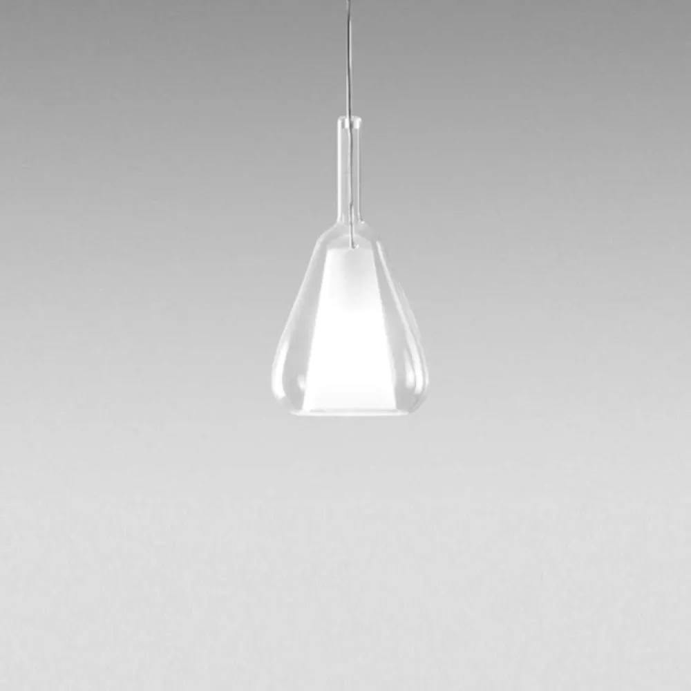 Lampade A Sospensione-Gea Luce lampada ofelia a sospensione vetro trasparente