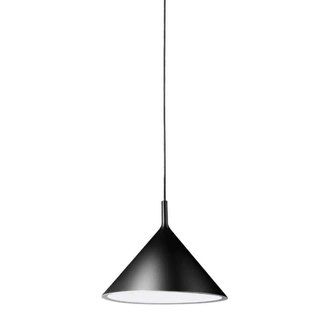 Lampadari Cucina-Gea Luce lampadario da cucina nero cono barbie
