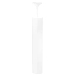 Lampioni Da Giardino-Gea Luce lampioncino da giardino ip44 bianco h80 cm