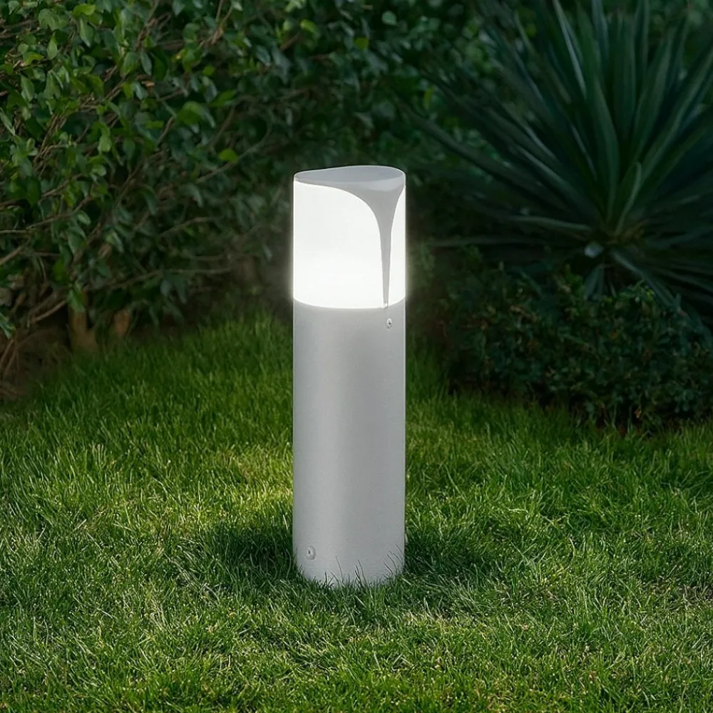Lampioni Da Giardino-Gea Luce lampioncino da giardino ip44 grigio h30 cm