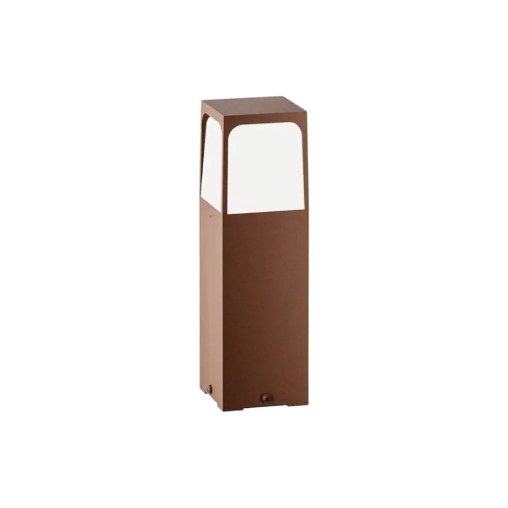 Lampioni Da Giardino-Gea Luce lampione basso da giardino ip44 marrone h30 cm