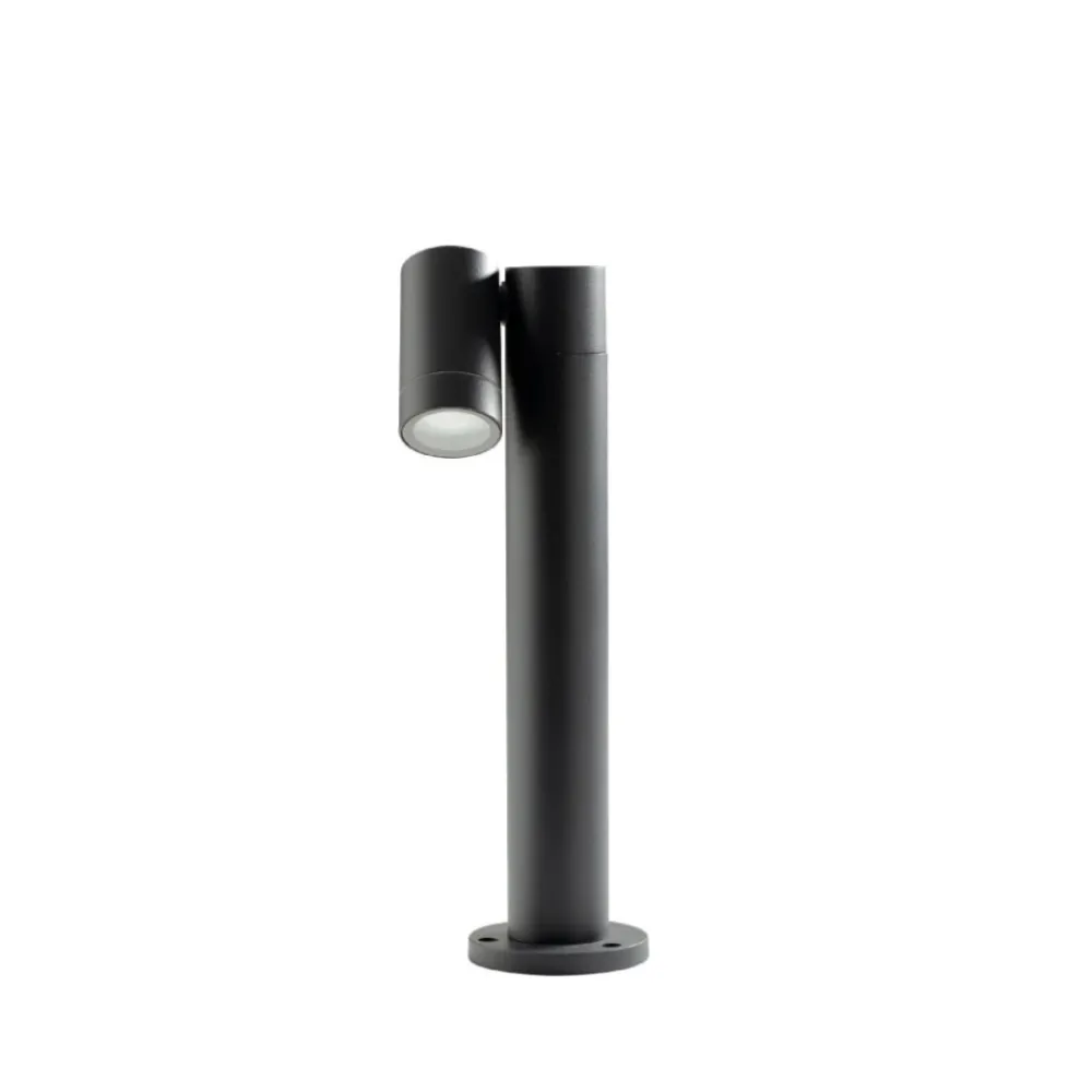 Lampioni Da Giardino-Gea Luce lampione da giardino orientabile ip65 antracite h45 cm