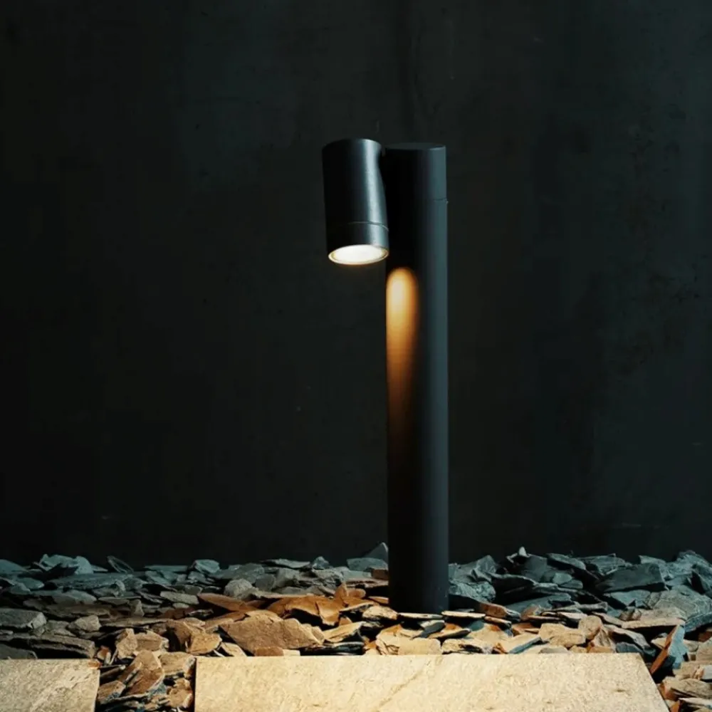 Lampioni Da Giardino-Gea Luce lampione da giardino orientabile ip65 antracite h45 cm