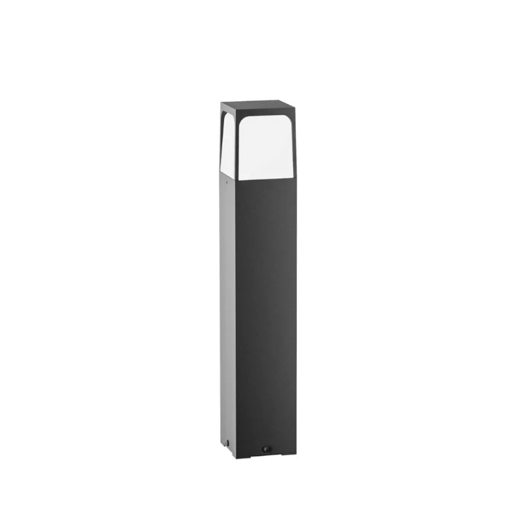 Lampioni Da Giardino-Gea Luce lampione da giardino ip44 antracite h50 cm