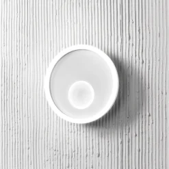 Plafoniere Moderne-Gea Luce melania plafoniera moderna led 50w 3000k circolare bianca