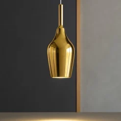 Lampade A Sospensione-Gea Luce ofelia lampada a sospensione da cucina colore oro