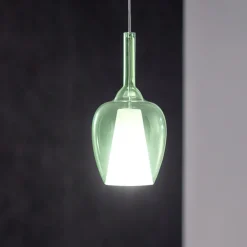 Lampade A Sospensione-Gea Luce ofelia lampada a sospensione per cucina moderna in vetro