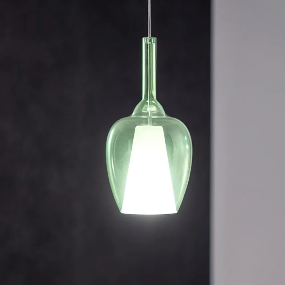 Lampade A Sospensione-Gea Luce ofelia lampada a sospensione per cucina moderna in vetro