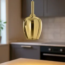 Lampade A Sospensione-Gea Luce ofelia lampada a sospensione per tavolo cucina colore oro