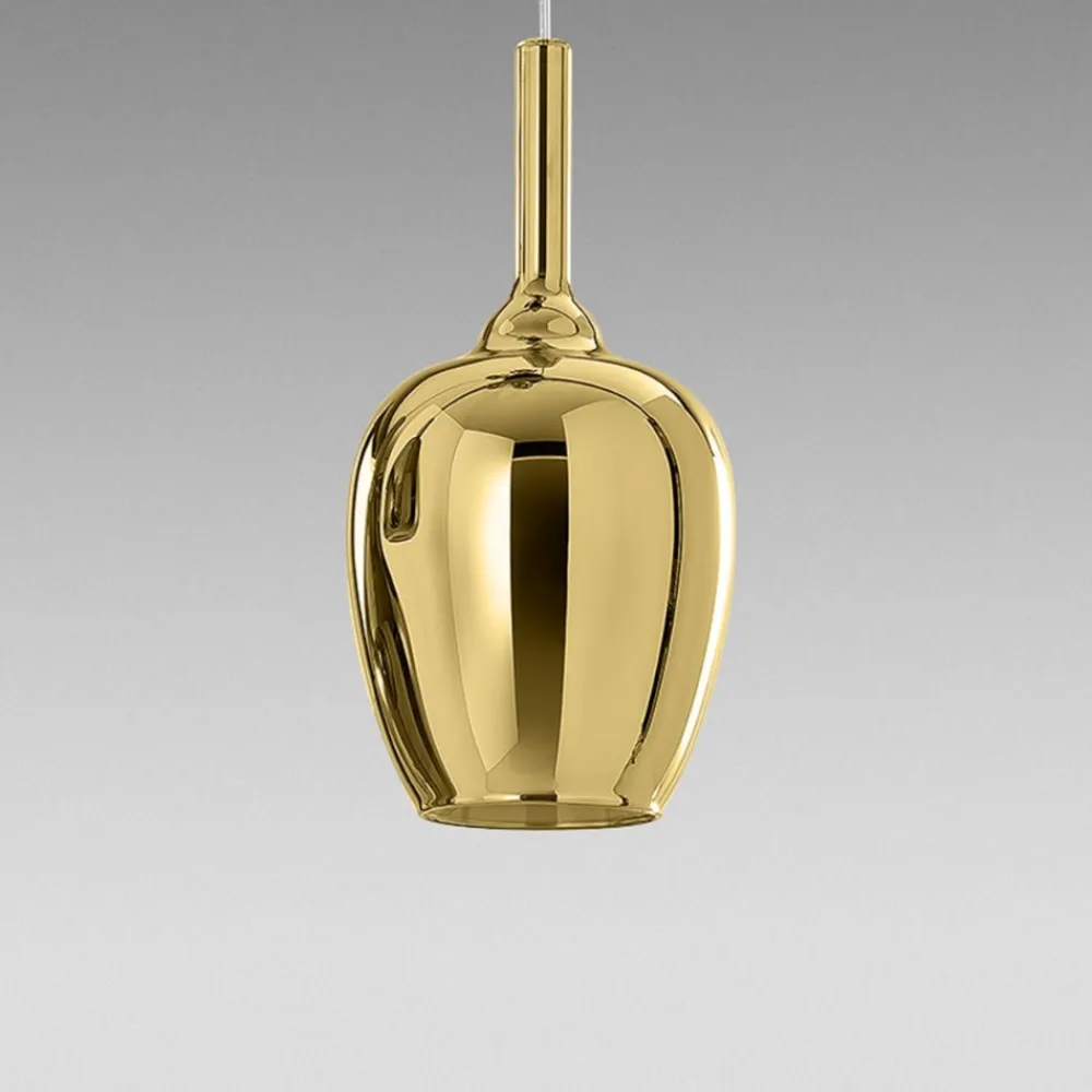 Lampade A Sospensione-Gea Luce ofelia lampada a sospensione per tavolo cucina colore oro