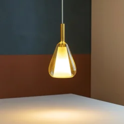 Lampade A Sospensione-Gea Luce ofelia lampada a sospensione portalampada in vetro
