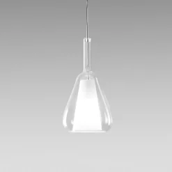 Lampade A Sospensione-Gea Luce ofelia lampada a sospensione vetro trasparente