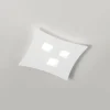 Plafoniere Moderne-Gea Luce plafoniera bianca design moderna isotta