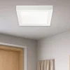 Plafoniere Moderne-Gea Luce plafoniera bianca moderna led 18w 4000k