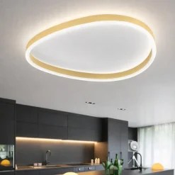 Plafoniere Moderne-Gea Luce plafoniera ecaris beige tonda moderna led 60w cct