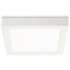 Plafoniere Moderne-Gea Luce plafoniera led 3000k bianco quadrato