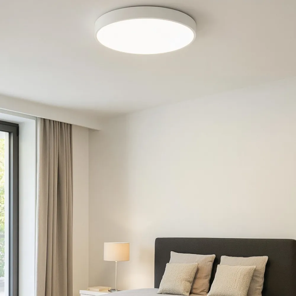 Plafoniere Moderne-Gea Luce plafoniera led 3000k tonda sottile