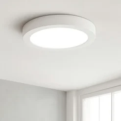 Plafoniere Moderne-Gea Luce plafoniera led 6w 3000k bianco da soffitto