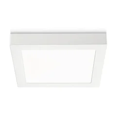 Plafoniere Moderne-Gea Luce plafoniera led 12w 4000k quadrato da soffitto