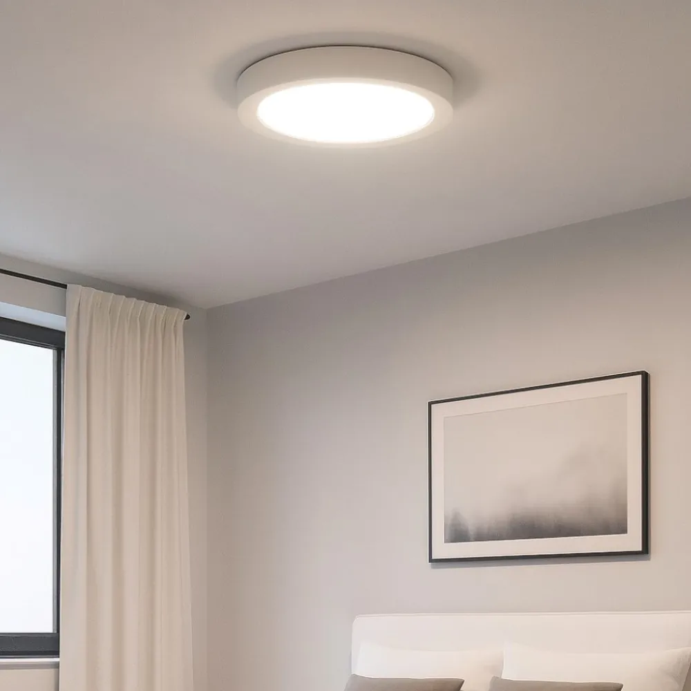 Plafoniere Moderne-Gea Luce plafoniera led 12w 3000k tondo per soffitto