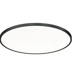 Plafoniere Moderne-Gea Luce plafoniera moderna led 50w da 3000k a 6000k nera