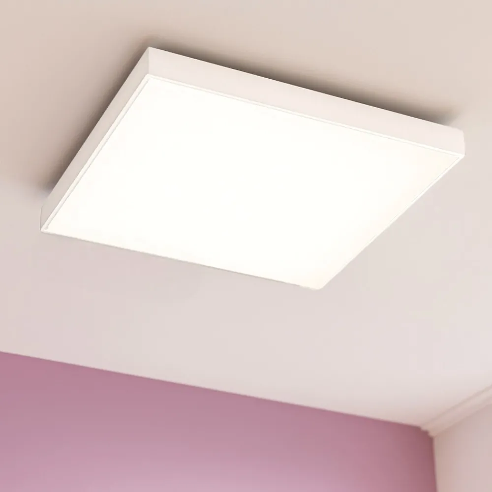 Plafoniere Moderne-Gea Luce plafoniera moderna led 50w 4000k design geometrico