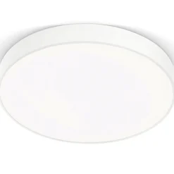 Plafoniere Moderne-Gea Luce plafoniera moderna led 50w 3000k rotonda bianca