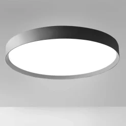 Plafoniere Moderne-Gea Luce plafoniera moderna led 80w da 3000k a 4000k tonda