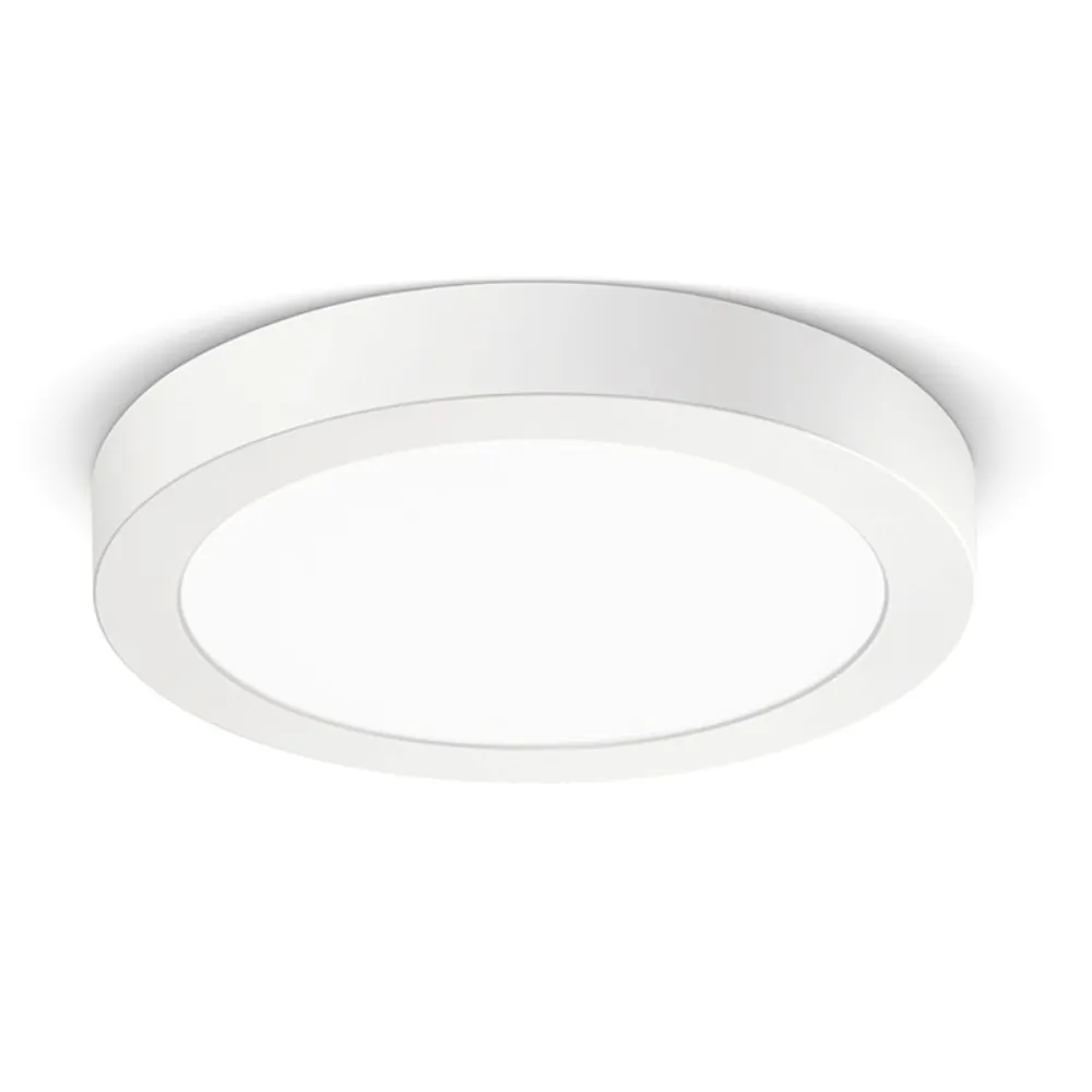 Plafoniere Moderne-Gea Luce plafoniera moderna led 12w 4000k bianco da soffitto