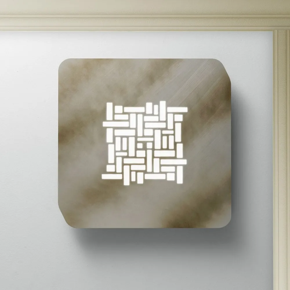 Plafoniere Moderne-Gea Luce plafoniera moderna pixel led 39w 3000k effetto anticato