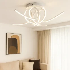 Plafoniere Moderne-Gea Luce plafoniera moderna tosca led 60w 4000k bianca