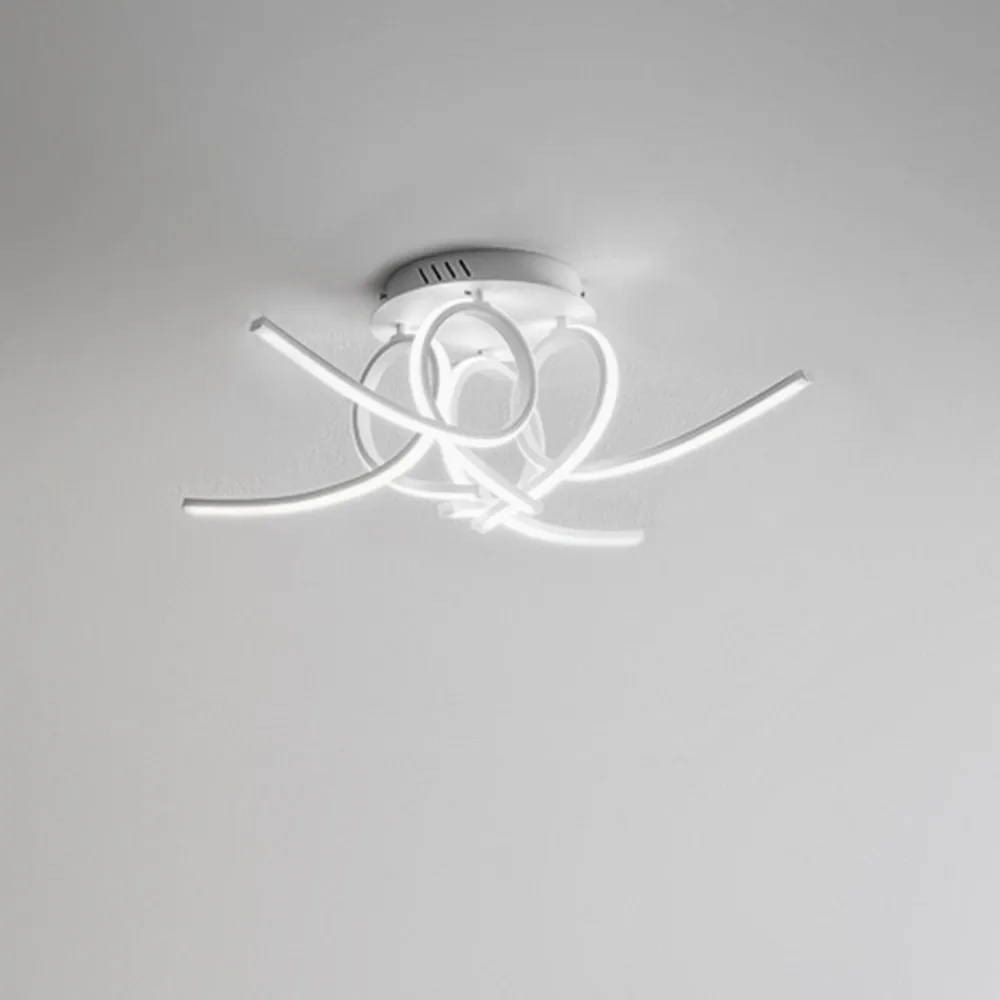 Plafoniere Moderne-Gea Luce plafoniera moderna tosca led 60w 4000k bianca