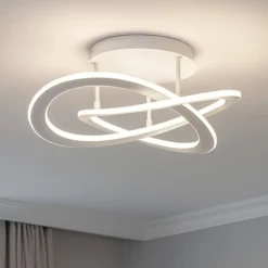 Plafoniere Moderne-Gea Luce plafoniera moderna yara led 40w 3000k bianca