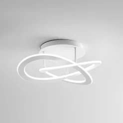 Plafoniere Moderne-Gea Luce plafoniera moderna yara led 40w 3000k bianca