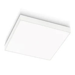 Plafoniere Moderne-Gea Luce plafoniera quadrata moderna led 40w 3000k bianca