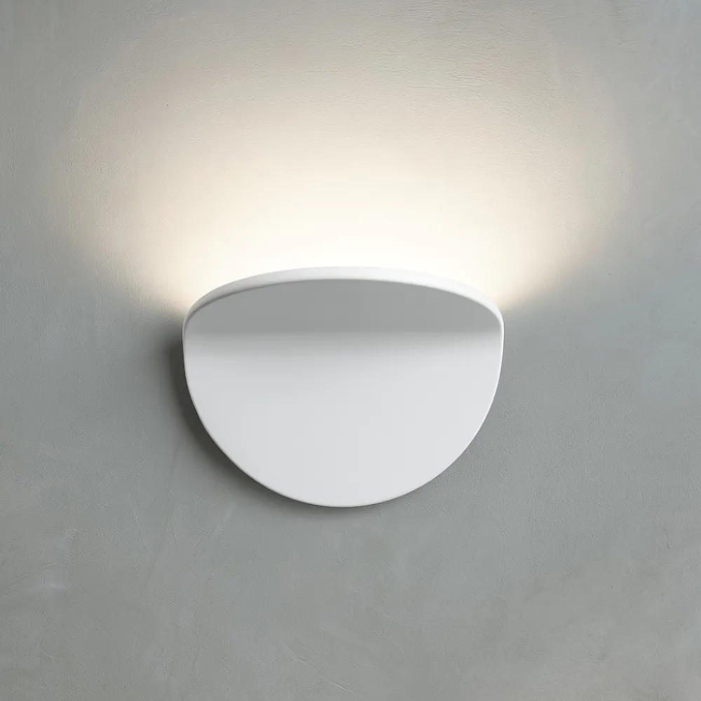 Applique Da Parete-Gea Luce plug applique da parete bianco led 20w 3000k minimal