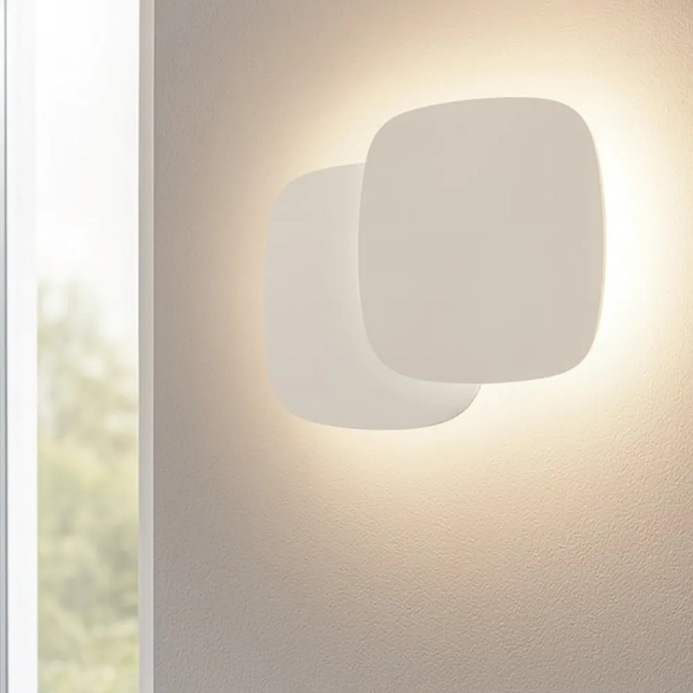 Applique Da Parete-Gea Luce step applique da parete led 40w 3000k bianco moderno