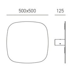 Applique Da Parete-Gea Luce step applique moderna led 60w 3000k design minimal