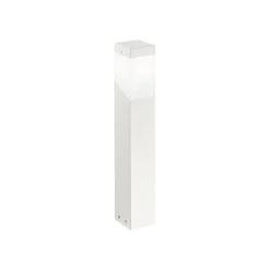 Lampioni Da Giardino-Gea Luce sury lampioncino 60cm da giardino bianco moderno squadrato