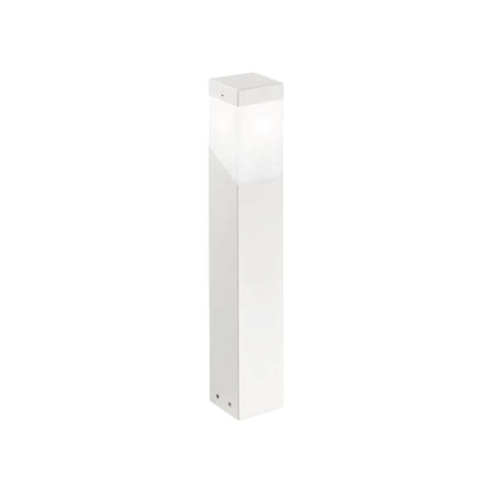 Lampioni Da Giardino-Gea Luce sury lampioncino 60cm da giardino bianco moderno squadrato