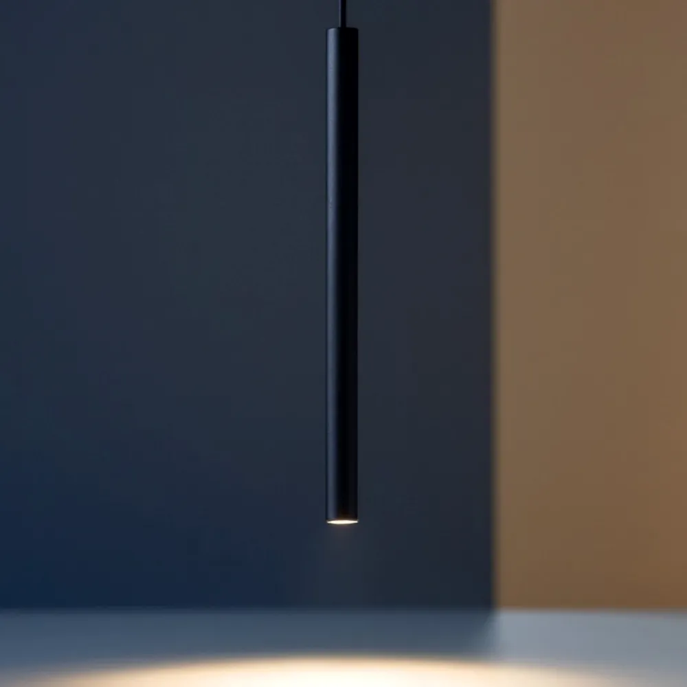 Lampade A Sospensione-Gea Luce thalassia lampada a sospensione led 7w 3000k per comodino nera