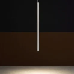 Lampade A Sospensione-Gea Luce thalassia lampada a sospensione led 7w 3000k cilindrica bianca