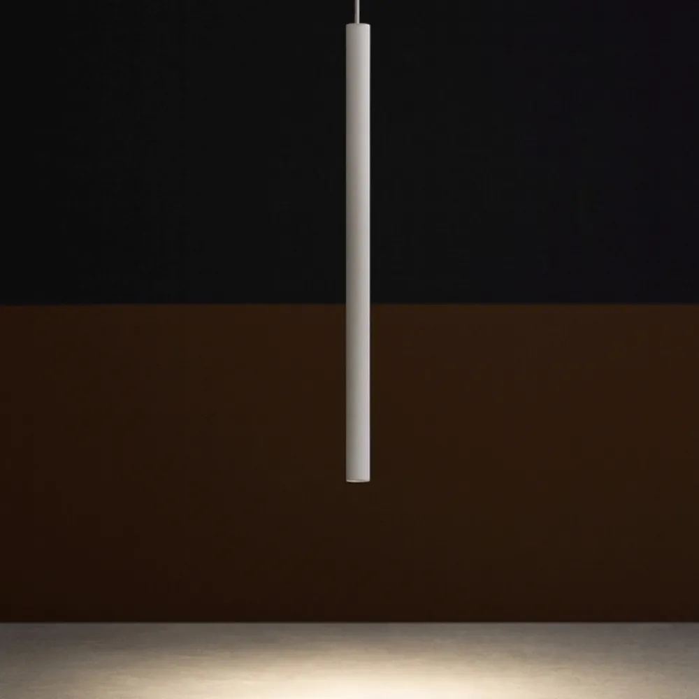 Lampade A Sospensione-Gea Luce thalassia lampada a sospensione led 7w 3000k cilindrica bianca