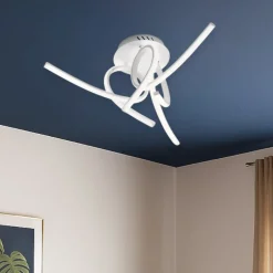 Plafoniere Moderne-Gea Luce tosca plafoniera moderna led 45w 3000k bianca