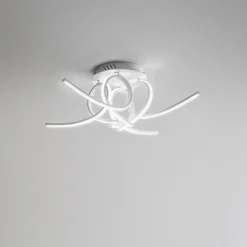 Plafoniere Moderne-Gea Luce tosca plafoniera moderna led 60w 3000k per soggiorno