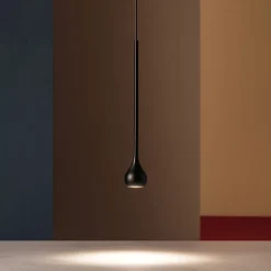 Lampade A Sospensione-Gea Luce ursula lampada a sospensione led 5w 3000k per comodino nera