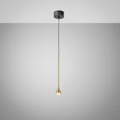 Lampade A Sospensione-Gea Luce ursula lampada a sospensione led 5w 3000k sottile colore oro