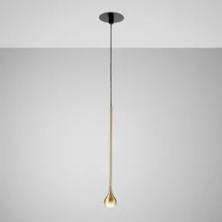 Lampade A Sospensione-Gea Luce ursula lampada a sospensione led 5w 3000k colore oro