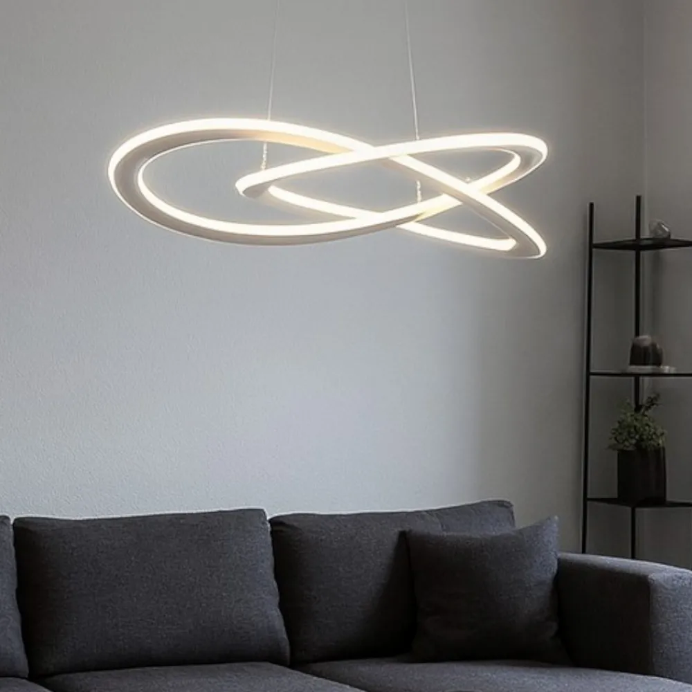 Lampadari Moderni-Gea Luce yara lampadario moderno led 50w 4000k per soggiorno