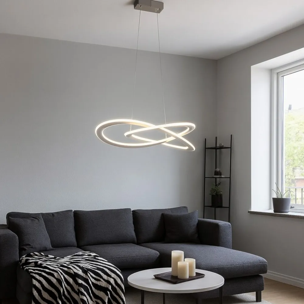 Lampadari Moderni-Gea Luce yara lampadario moderno led 50w 4000k per soggiorno